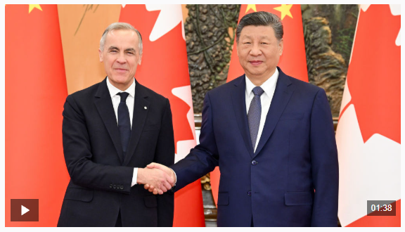 习近平会见加拿大总理：中加关系健康稳定发展符合两国共同利益